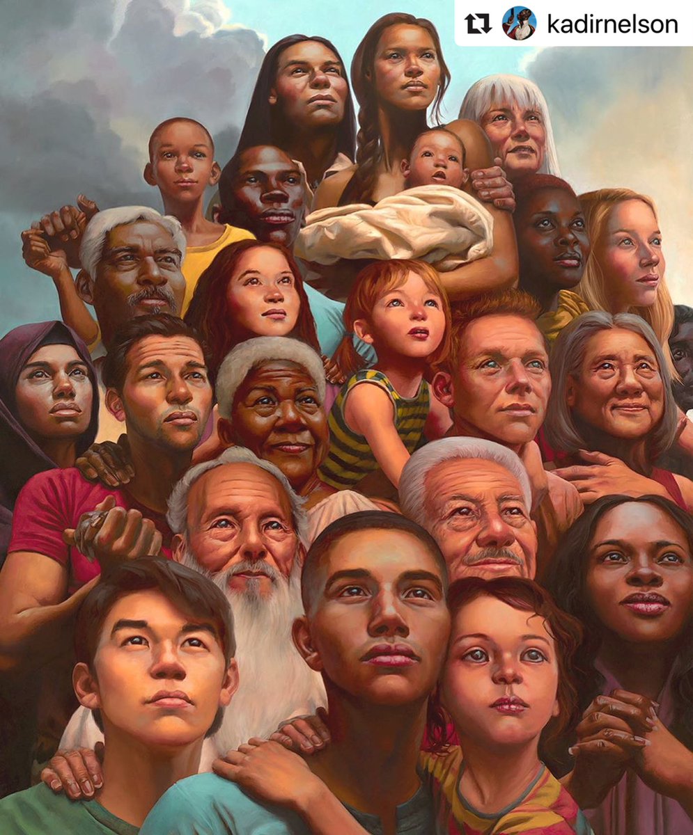 This moves me.  Thank you, as always, <a href="/KadirNelson/">Kadir Nelson</a>.   The artist’s new painting in response to COVID19, “After The Storm.”