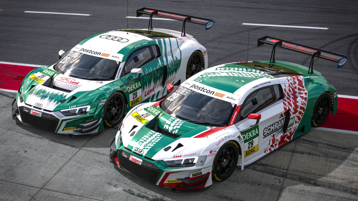 Audi Sport Land Motorsport Will Run Two Audi R8 Lms Entries In The Adac Gtmasters With Audi Sport Drivers Chhaase And Mieschris Leading Each Car R8 Lms 28 Haase And