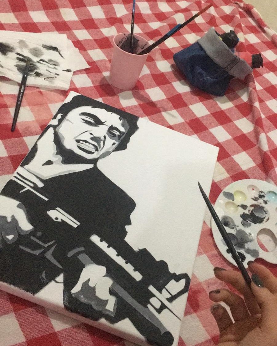 nevper's tweet photo. Tospaaamdan 
#pazar sürprizi 😍
#scarface  #TONYMONTANA https://t.co/FBm76KcKhP