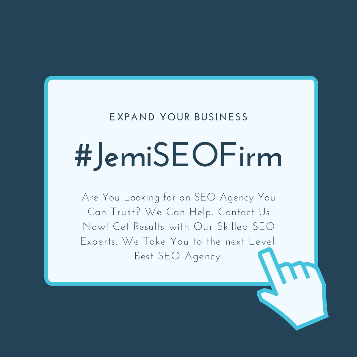 jemiseofirm's tweet photo. Are You Looking for an SEO Agency You Can Trust? We Can Help. Get Results with Our Skilled SEO Experts. We Take You to the next Level.

📞🇮🇳+91-7600211912

Website: https://t.co/clarQ3GnuK

📩Email: info@jemiseofirm.com

#SEOCompany #India #JemiSEOFirm #SEO #SEOAgency #SEOExpert https://t.co/R4PPmPaWd2
