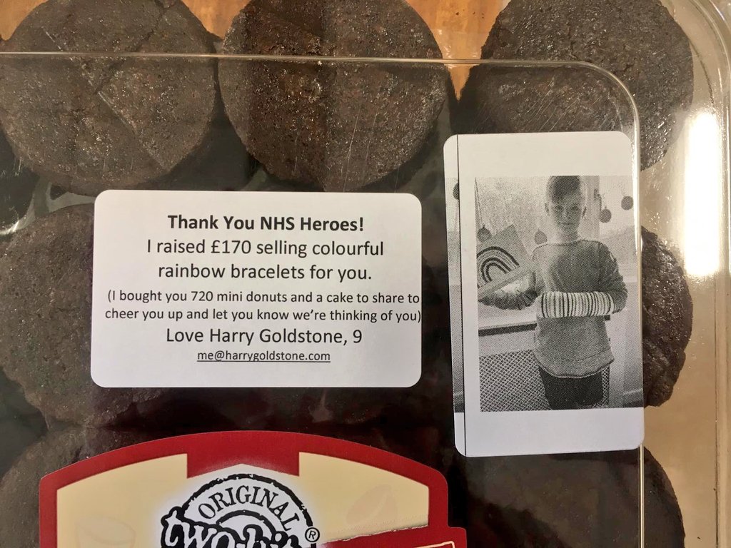 KIDS_Oldham_NHS's tweet photo. A community hero right here! @HarryGoldstone made and sold bracelets to raise money to buy the teams here @OldhamCO_NHS some delicious things to keep us going! A HUGE Children's Unit THANK YOU  Harry! @JemimahHoward2 @MarkSmith_1 @paulagarlick3 @LucyLees @JulieBarkley9 https://t.co/3GvYhJWFfY