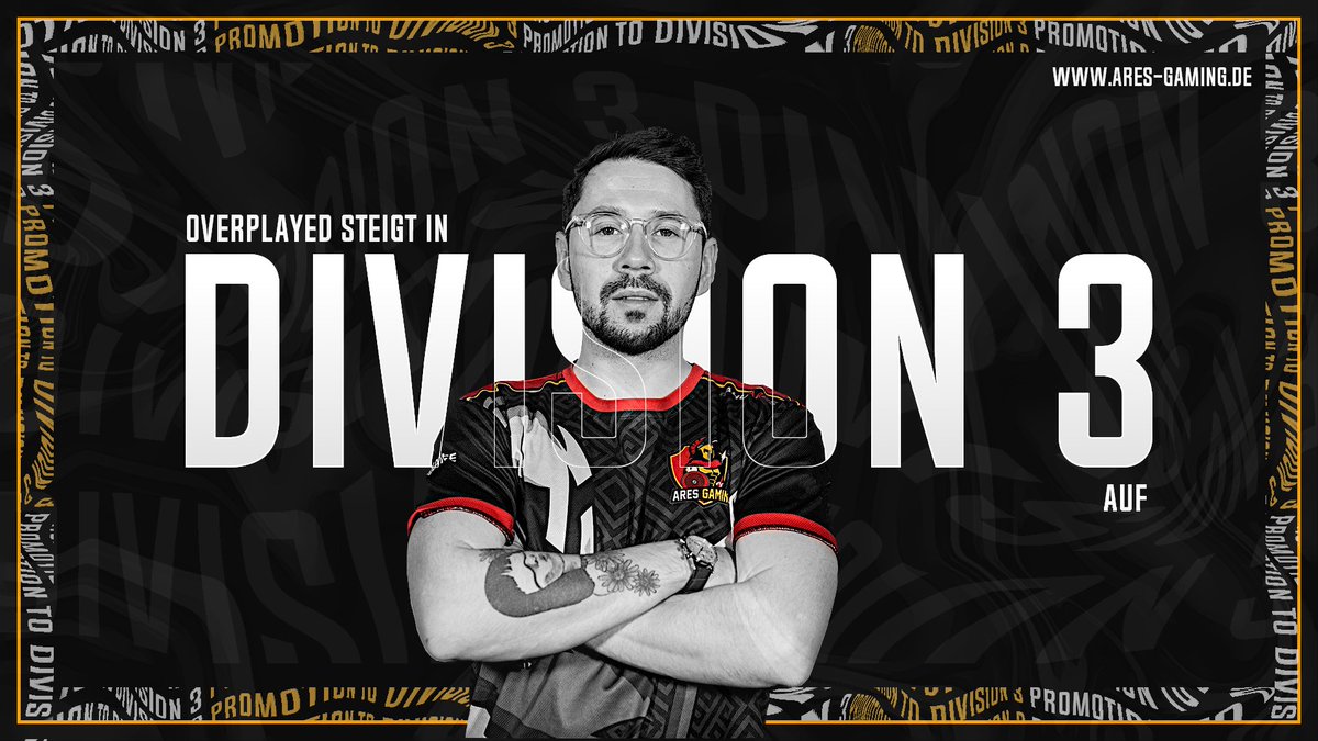 📢DIV3📢

Da ist der Aufstieg !! 😎

Mit einer couragierten Leistung und Nerven aus Stahl können die Jungs von Team #oVerplayed den Wiederaufstieg erreichen 💪

Seid stolz auf euch und lasst die Korken knallen 🥳😚

#AhuAres
<a href="/99DAMAGEde/">99Damage</a> 
⚔️🛡️