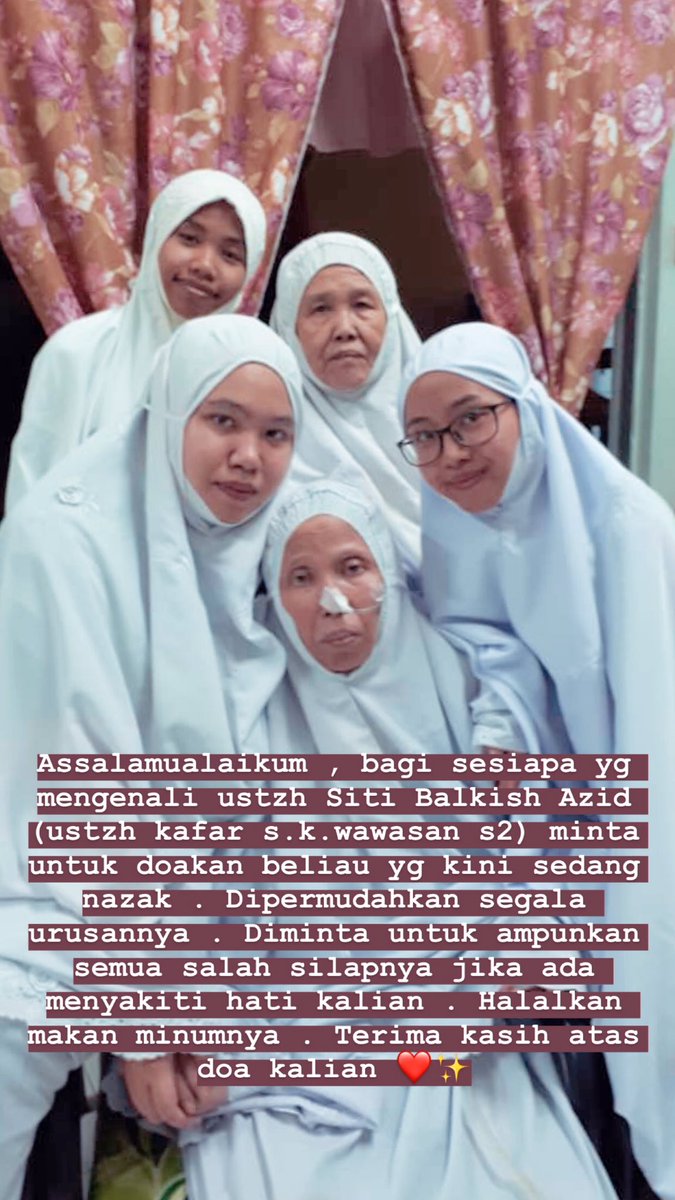 intannurnasuha's tweet photo. Minta doa dari kalian untuk ibu saya yg sedang bertarung dengan cancer stage 4. Terima kasih ❤️🌈 https://t.co/zoDjxcPg1c
