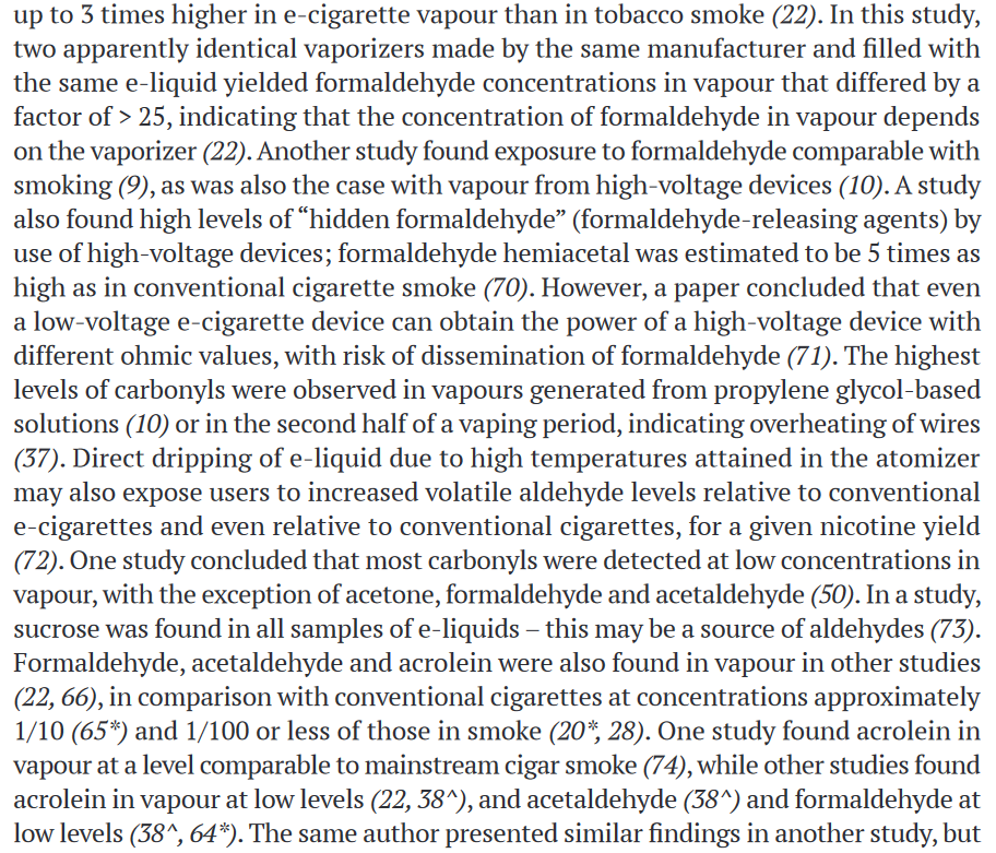AwkwardCalamity's tweet photo. Quel plaisir de lire 190p de ce genre de trucs pour savoir si on peut conseiller ou non la vape aux patients.
Merci à l'industrie du tabac d'inonder les revues d'infos érronées... https://t.co/QOsmqPgMns