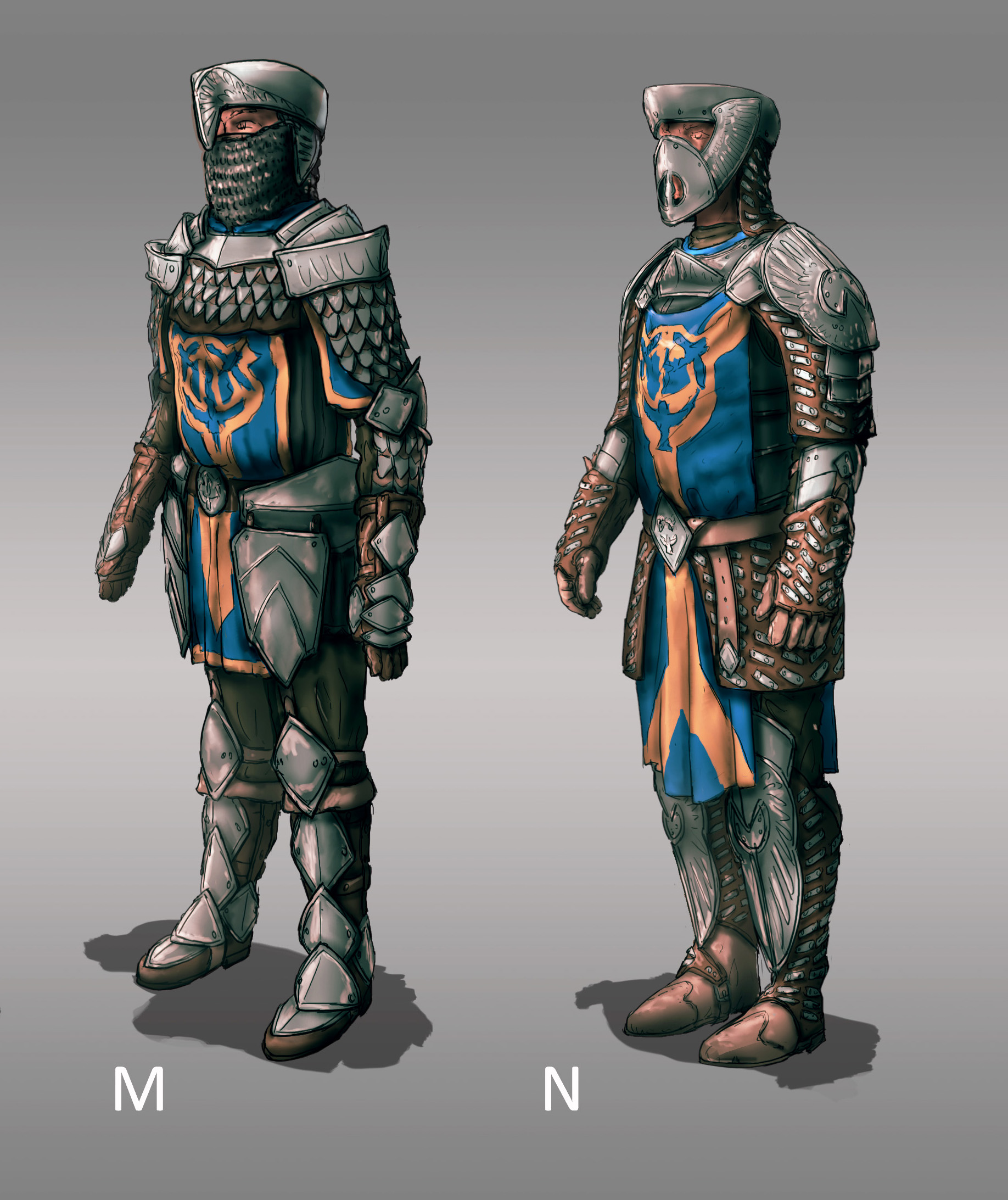 fantasy medieval soldier art