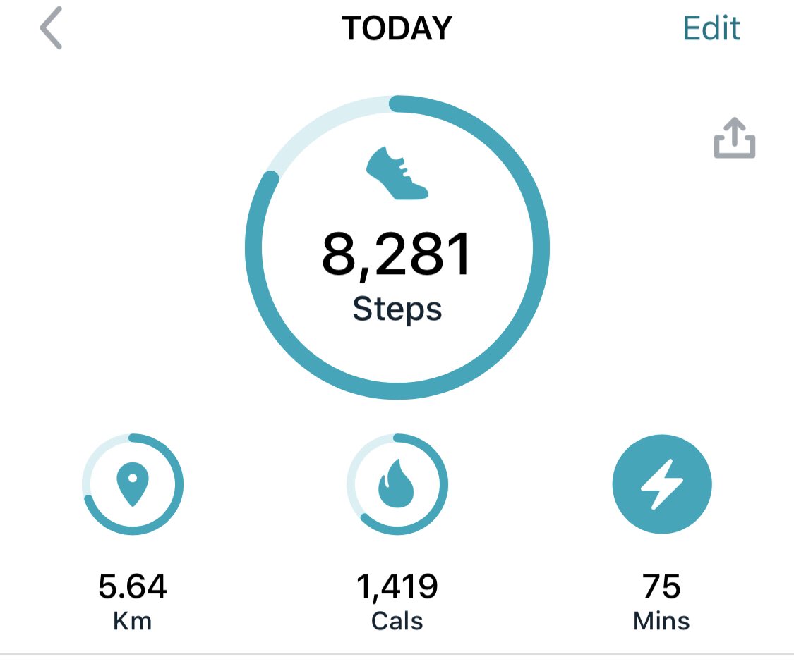 AGBromford's tweet photo. Not a bad effort for Day3 #Miles4StGiles @StGilesHospice #dailyexercise #donesafely #SocialDistancing https://t.co/Z15N6Ypeko