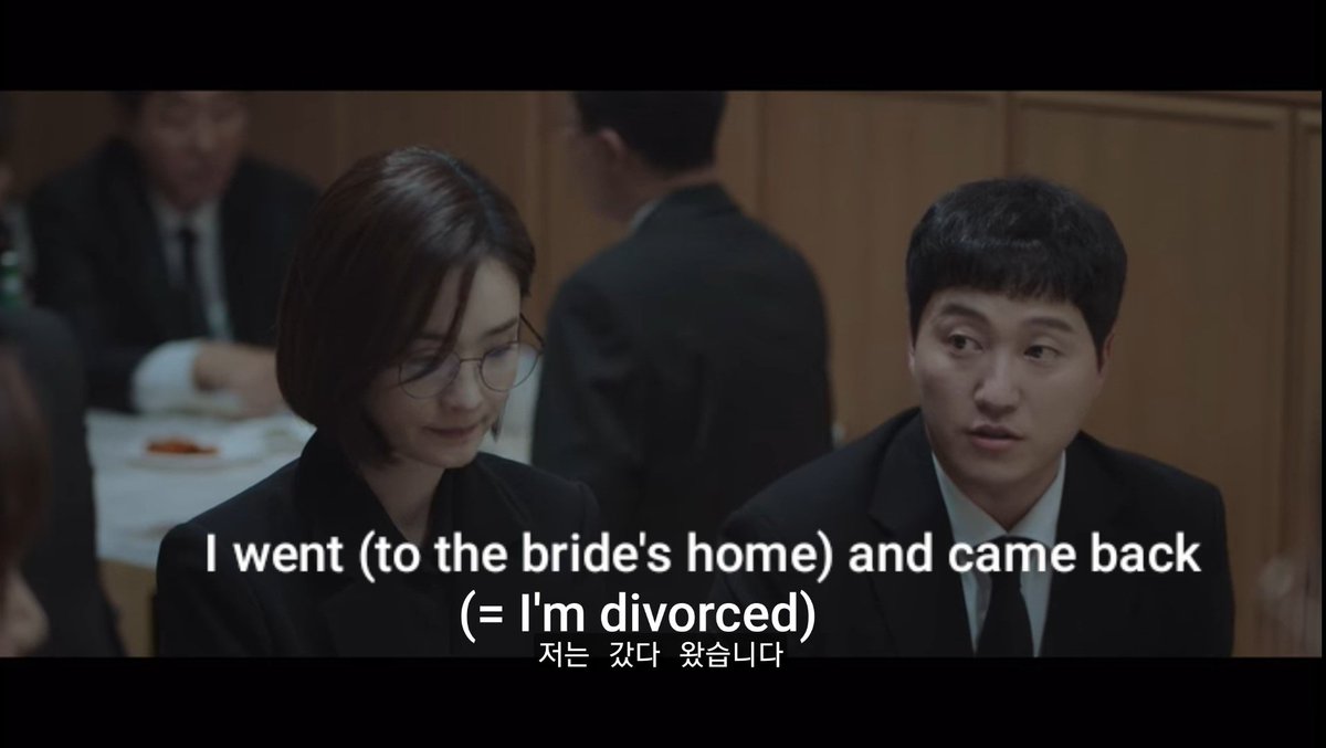 7. Ep. 2  #HospitalPlaylist The sub is correct. But just to offer something extra on the literal meaning for the sake of the play on wordsNote: Going to the bride's/groom's home means getting married시집 (sijib): groom's home (for women)장가 (jangga): bride's home (for men)