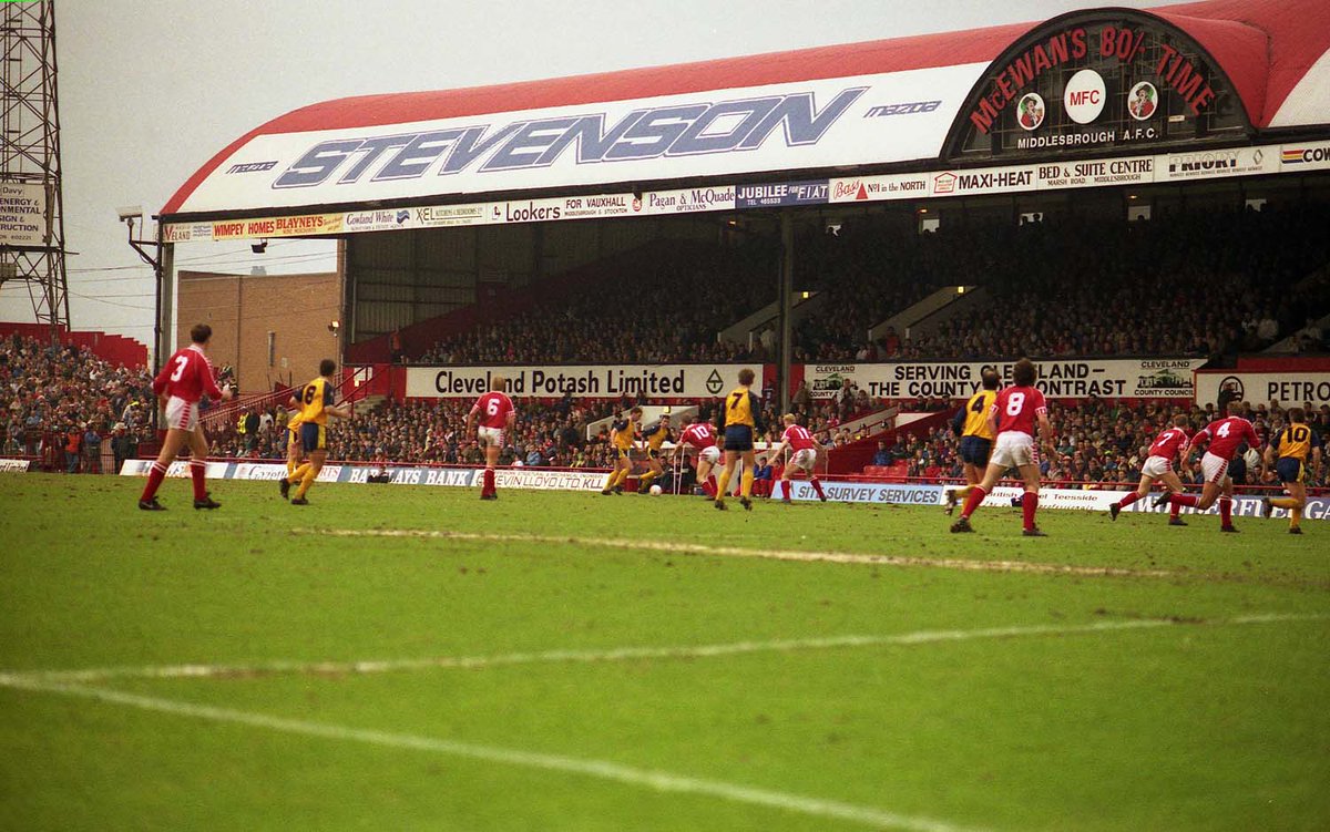 GroundsRetro's tweet photo. Ayresome Park. Middlesbrough. #MFC https://t.co/1rqOPPu5zC