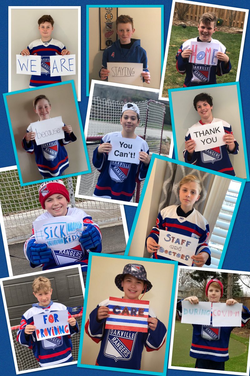 CarrieFletcher4's tweet photo. This group of young men extended their thanks to the frontline organizations parents on their team work at! You are just as awesome off the ice as you are on it! Way to go @oakvillerangers Minor Peewee AAA ! @SickKidsNews @THP_hospital @PeelPolice @TorontoPolice https://t.co/fgH0b9jytL