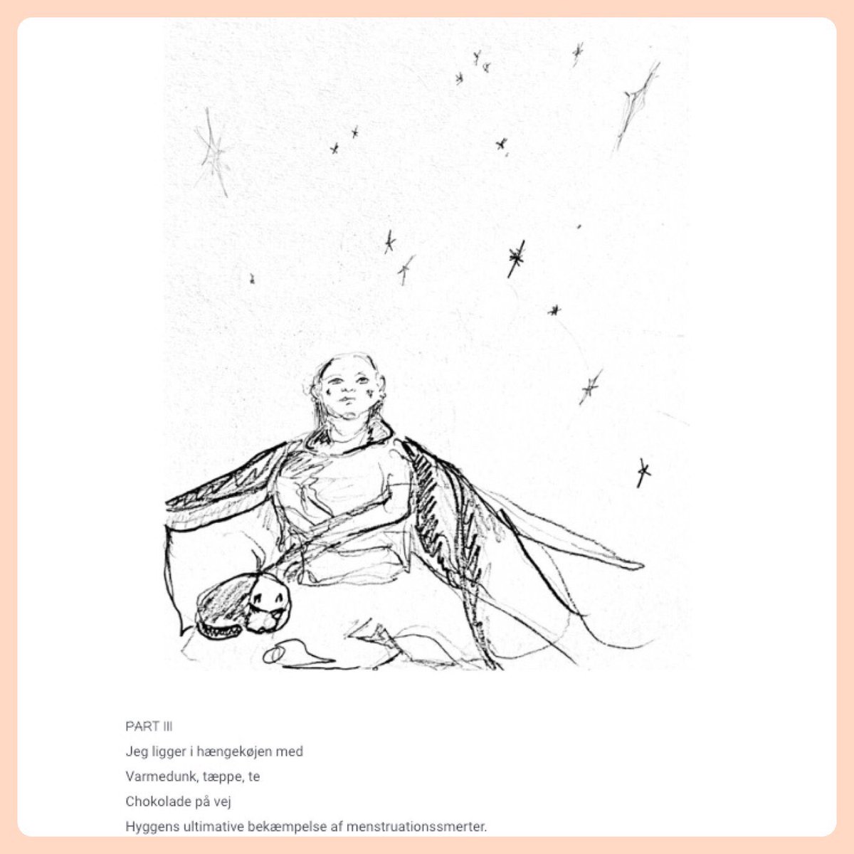 coopedcreatives's tweet photo. The first collaborative work is here! View the full Week One: COMFORT entry on our Instagram now. Seventeen glorious creatives and some truly beautiful words and sketches.

#collectedthoughts #coopedupcreatives #collectedthoughtsfromcoopedupcreatives #collectivepoetry https://t.co/dPHdB9XL0K