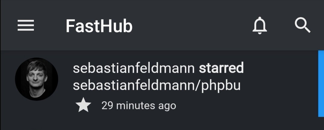 icanhazstring's tweet image. After more than 5 years @movetodevnull finally decided that @phpBUde is a good tool to give a ⭐ 😂. Maybe you should too 👍