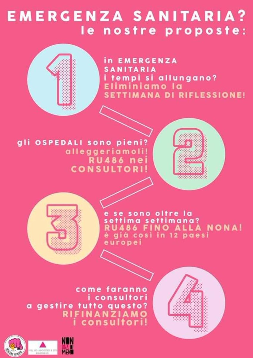 nonunadimeno's tweet photo. #SosAborto L'emergenza ha ridotto i servizi per l'lVG in molte regioni. Non barattiamo la salute con l'autodeterminazione. Riorganizzare il sistema sanitario ora!
📍Estendere subito la RU486 alla 9° settimana senza ricovero
📍Rifinanziare i consultori. 
https://t.co/BYe2DhsKdV https://t.co/OVW49kYtKD
