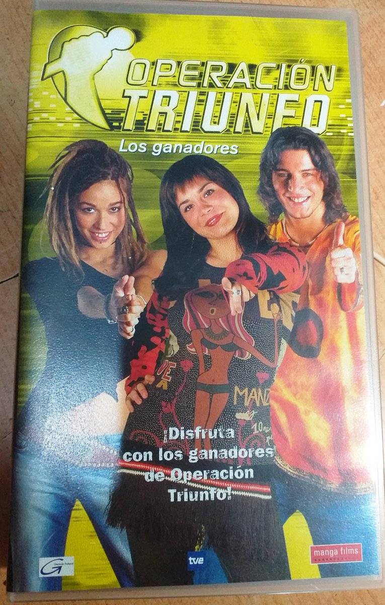 fran_mood1997's tweet photo. rebuscando por los cajones hoy me a aparecido esta reliquia , un video VHS de los ganadores de #OT2002 , las nuevas generaciones seguramente no sabeis ni lo que es...!! https://t.co/Qep3vdN050