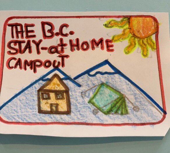 jjhorgan's tweet photo. Families can still have fun while staying at home - and help raise money while doing it.

Learn more about the BC Stay-at-Home Campout on April 25.
https://t.co/WMsEepKDA5 https://t.co/FUV5hKspuP