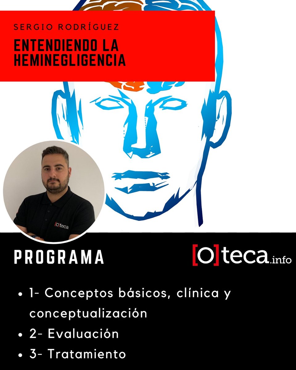 OTeca_info's tweet photo. NUEVO CURSO DISPONIBLE!
Esta vez tenemos el placer de contar con @neuronast Sergio Rodríguez que nos hablará de heminegligencia en este nuevo curso, que con él ya contamos con 22 cursos en la plataforma.
https://t.co/0suUT4kty1
Útimo día de la oferta a 99€ Aprovecharla! https://t.co/ZueGaqG0cQ