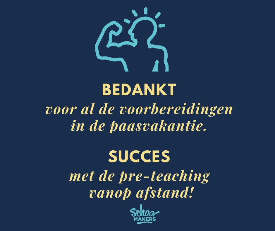 Schoolmakers's tweet image. Merci aan alle leerkrachten, directie en ander schoolpersoneel: you&apos;ve got this!👊  #letskickcovidsass #preteaching #onderwijsopafstand