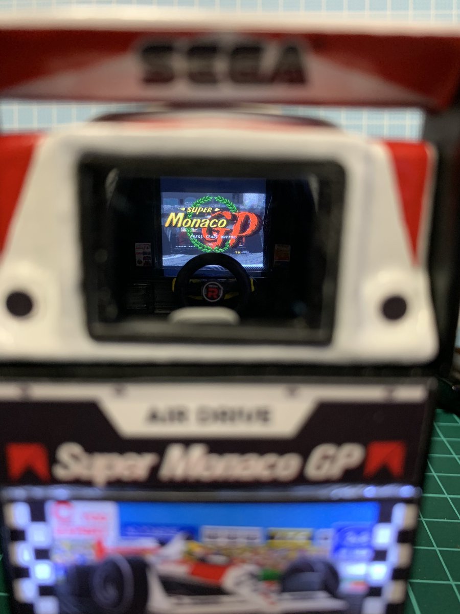 ミニチュア スーパーモナコgp筐体を作る Togetter