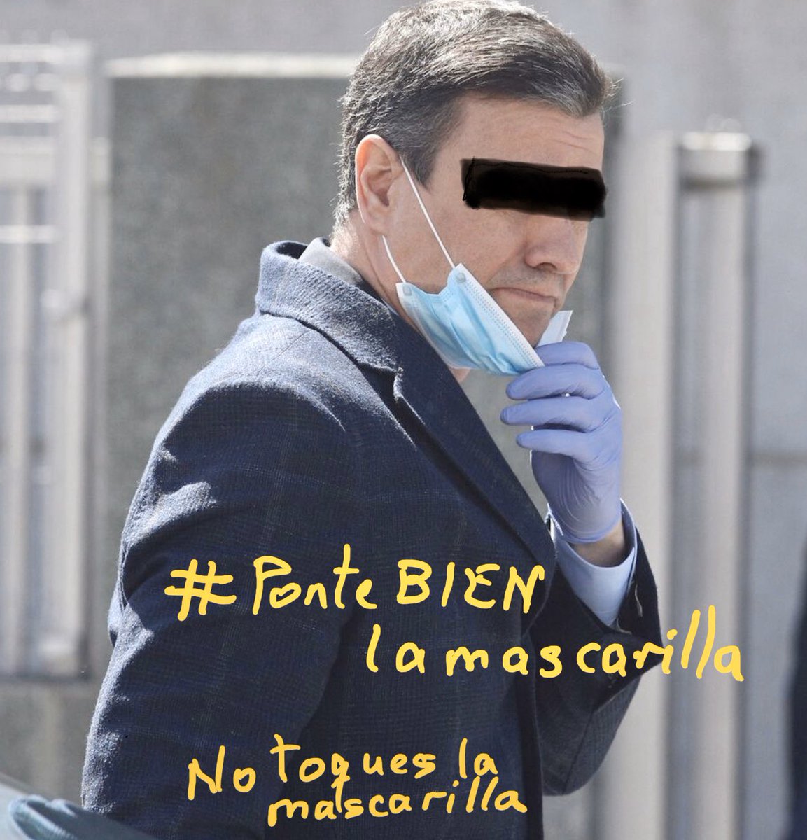 drpabloortiz's tweet photo. Ahora q parece q va a haber mascarillas disponibles, hace falta q los medios d comunicación bombardeen sobre cómo hay q usarlas correctamente. Necesitamos ayuda. 
He intentado anonimizar las fotos para q nadie se sienta aludido. 
#ponteBIENlaMascarilla https://t.co/62BmxADeU6