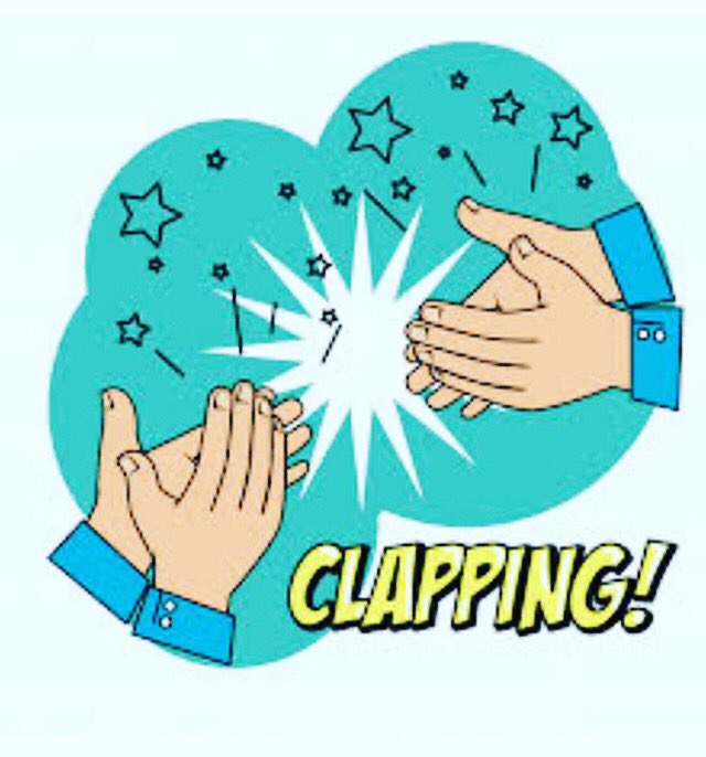 N’oublions pas le #clapclap de 20h en soutien aux soignants