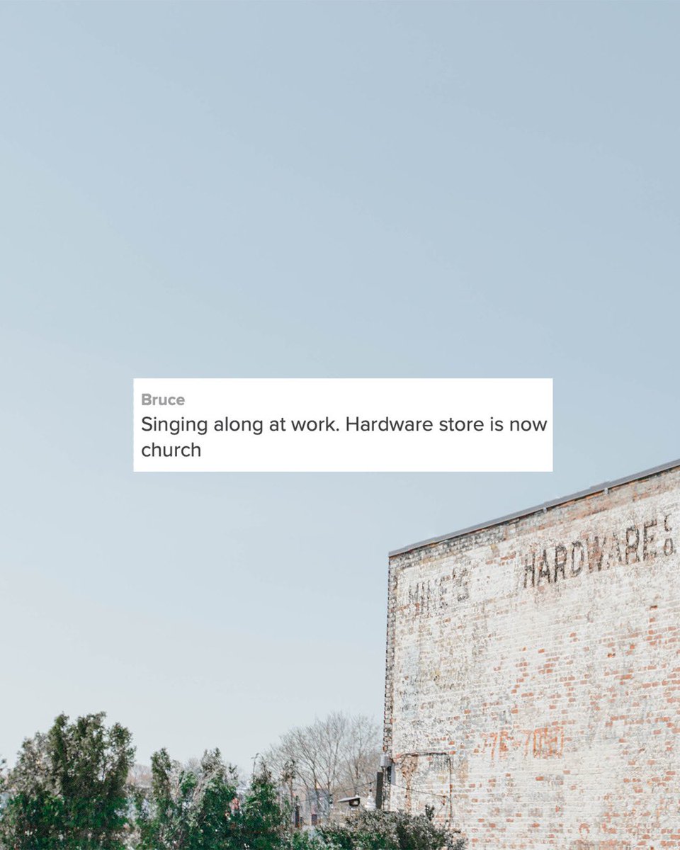 COME ON!!! 🙌 
-
This is what it is all about church family! How incredible is it that we get to use this time to be the church, outside of the four walls we typically gather in. WE are the church, whether it’s in a hardware store or in our own homes.