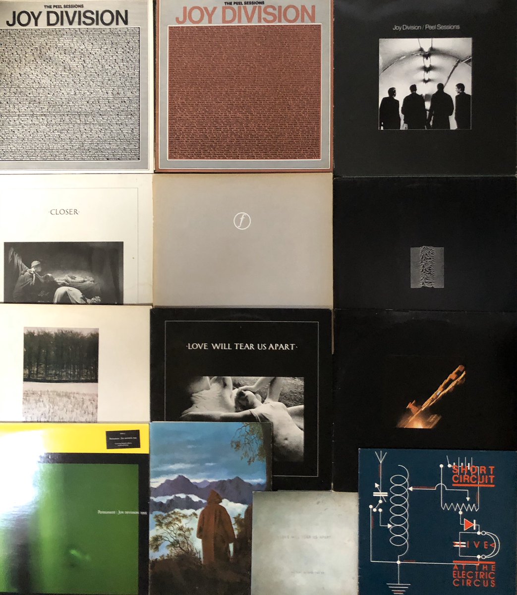 AutorMMueller's tweet photo. Official version of my Joy Division collection - factory, strangefruit, virgin #joydivision #vinyl #thisispermanent #albums https://t.co/2TK3t3XCwO