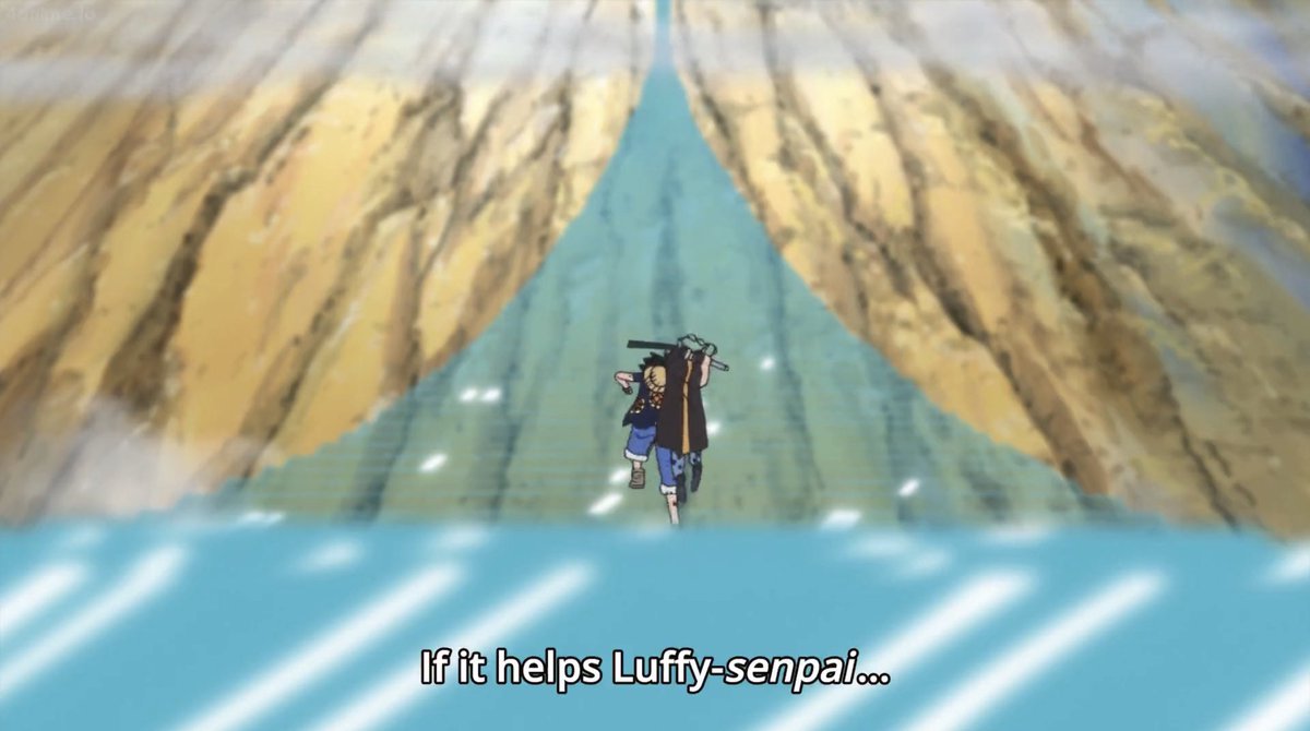 This makes me think back to the scene during marineford where mihawk was talking about how luffy had a terrifying power to draw people towards him and i think this displays that perfectly