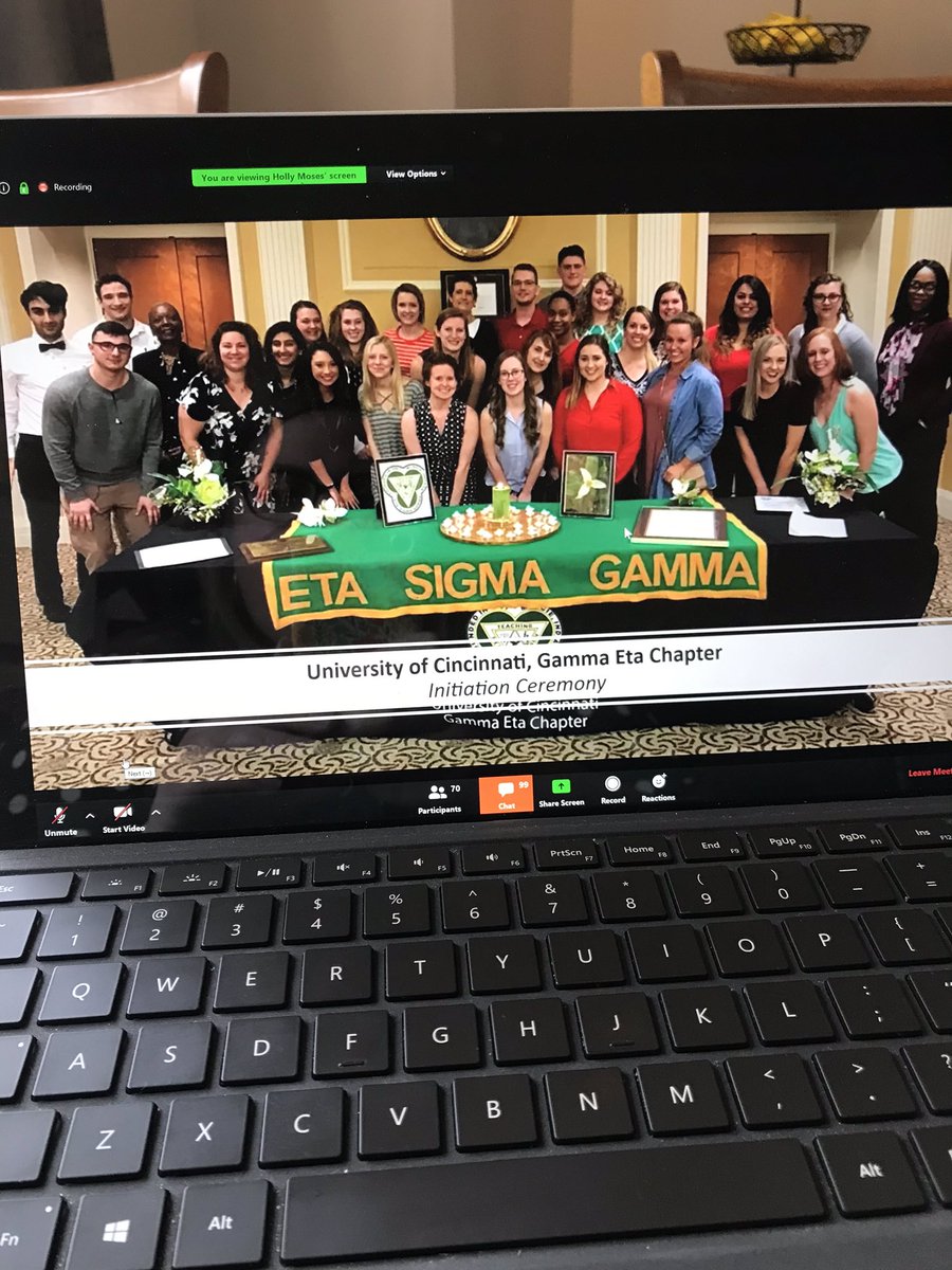 Congrats to <a href="/ESG_UC/">Eta Sigma Gamma</a> on their Chapter Recognition Award from <a href="/NationalESG/">National Eta Sigma Gamma</a> 🎉🎉
💚💛💚💛💚 #UCtheGood <a href="/uofcincy/">University of Cincinnati</a> <a href="/UC_CECH/">UC CECH</a> <a href="/CECHSSC/">CECH SSC</a> <a href="/OhioSOPHE/">Ohio SOPHE</a>