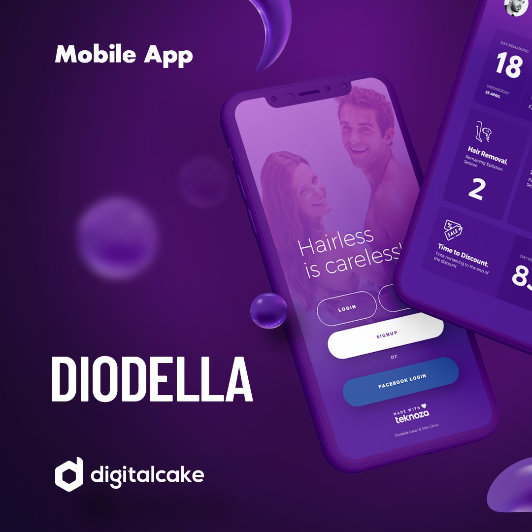 digitalcakeTR's tweet photo. Belçika’da hizmet vermekte olan Diodella Güzellik Kliniği, hazırladığımız mobil uygulamayla randevularını kolayca yönetebilecek!🤩
.
.
#digitalcake #diodella #app #mobileapp #appdevelopment #ui #ux #design #digital #marketing #digitalmarketing #socialmediamarketing #socialmedia https://t.co/7tiFAF0PKi