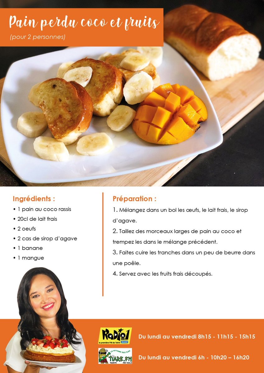 Radio 1 On Twitter Pain Perdu Coco Et Fruits Https T Co