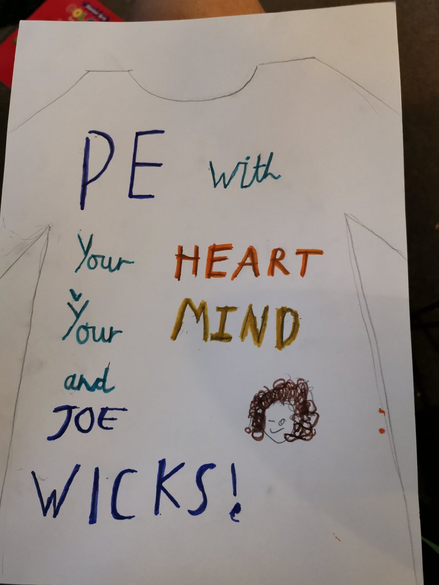 EdRich75's tweet photo. #PEWithJoe #homeworkwithJoe  by Elijah Rich 10, Gloucester UK. https://t.co/DyLVWjRgEo