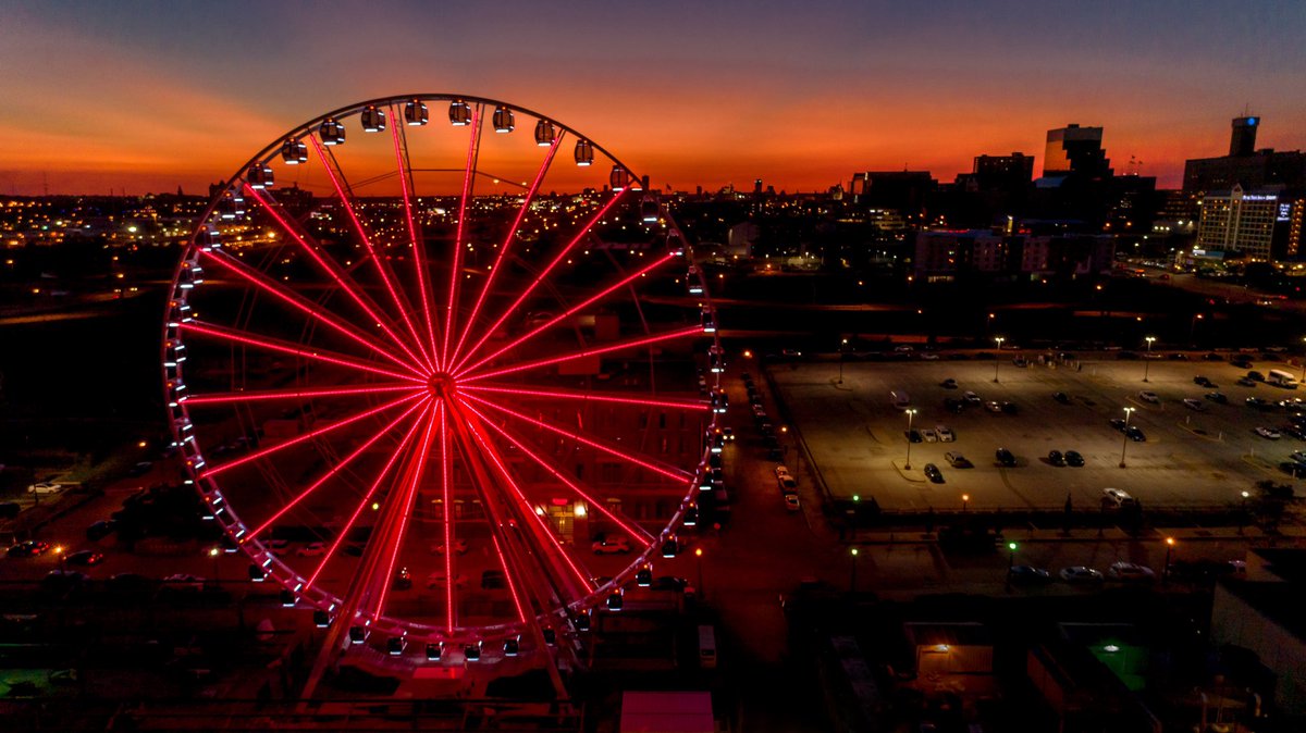 Today, wheel be lit red for #worldhemophiliaday. 

For over 50 years, the World Federation of Hemophilia has worked globally to achieve treatment for all people with hemophilia and other inherited bleeding disorders.

See more at wfh.org ❤️