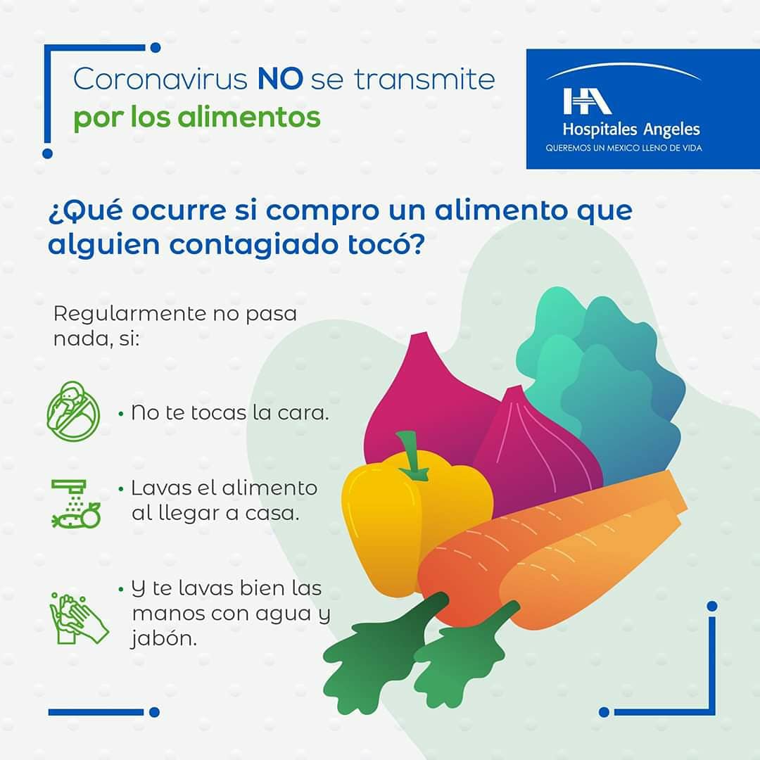 hospitalangeles's tweet photo. La pandemia causada por la #Covid-19 ha generado preocupación entre las personas por su posible contagio a través de los alimentos, pero no existe ninguna evidencia al respecto.
Conoce más sobre este tema:
https://t.co/qeWlQA6gTb

#coronavirus l #QuédateenCasa l #compartesalud https://t.co/yrEgjrKZpC