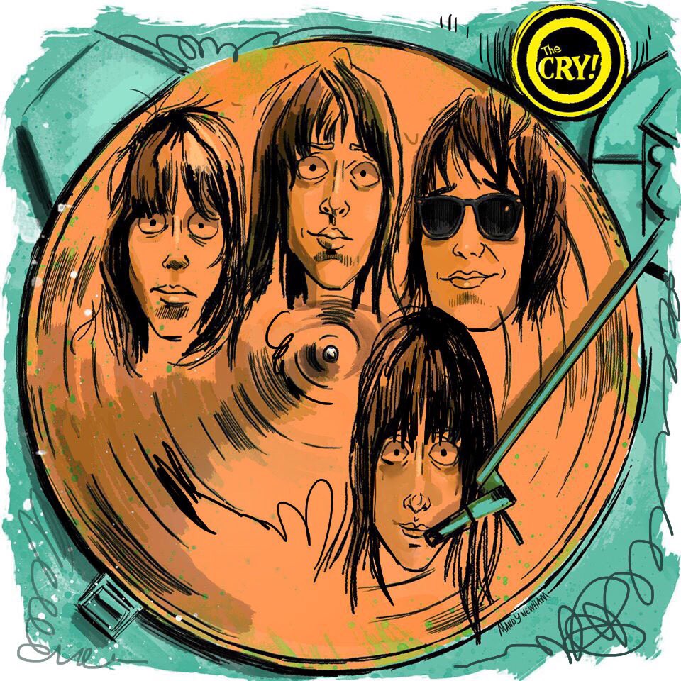 lefffffty's tweet photo. #fbf #illustration of #TheCRY for #SessionsfromtheBox #powerpop #rocknroll outta #Portland, OR #pdx #drawing https://t.co/wlnwBmGfjO