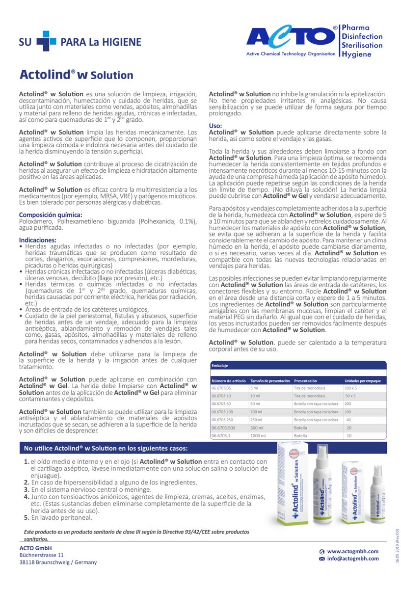 ActoGmbH's tweet photo. ACTOLIND #wund #woud #yara #Wundreinige #Wundgel #Wundlösung https://t.co/SnAQTeyKD8