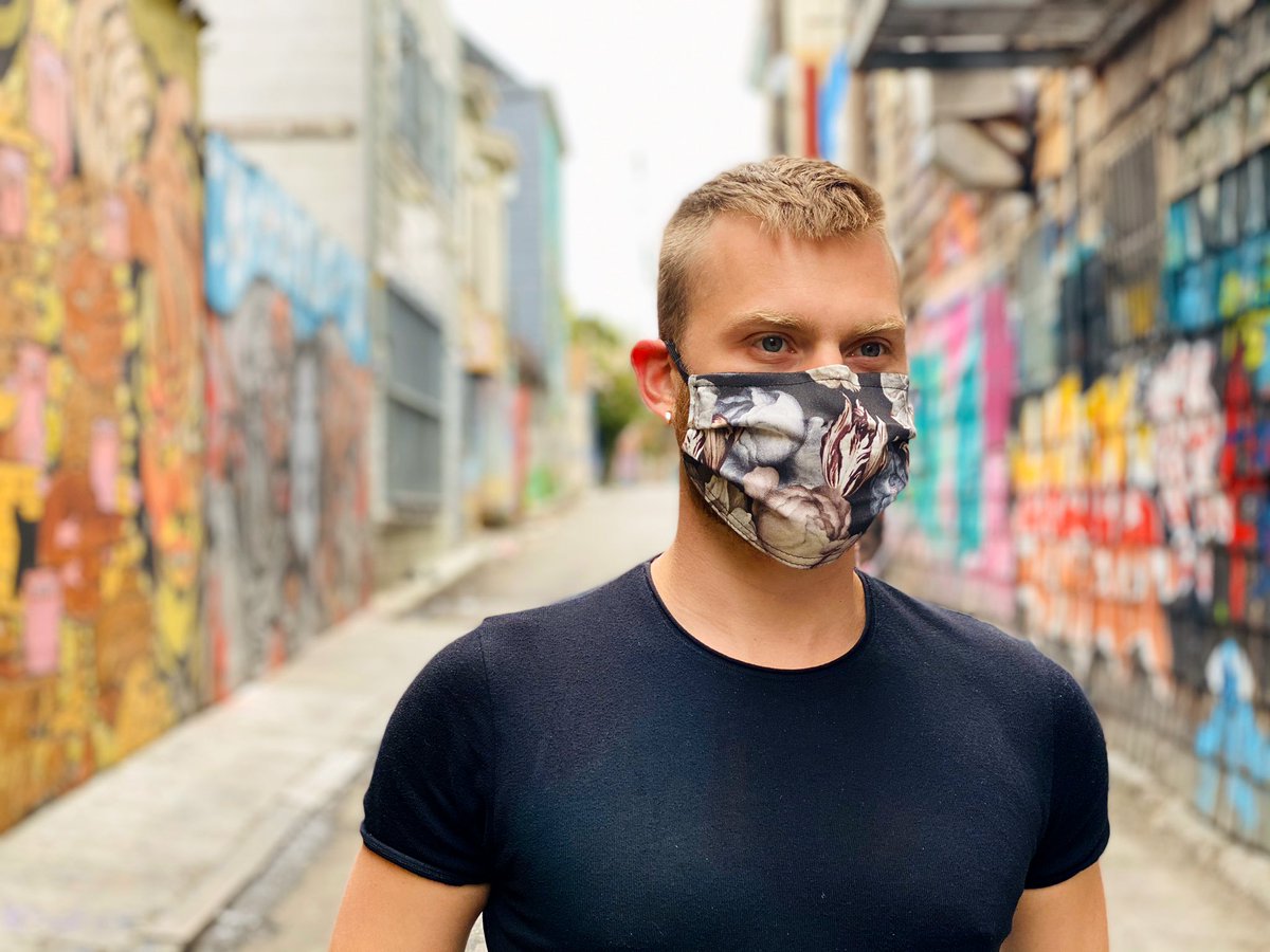 Selling custom face masks at Williamramseur.com 

20% of all proceeds go to SF queer nightlife fund!