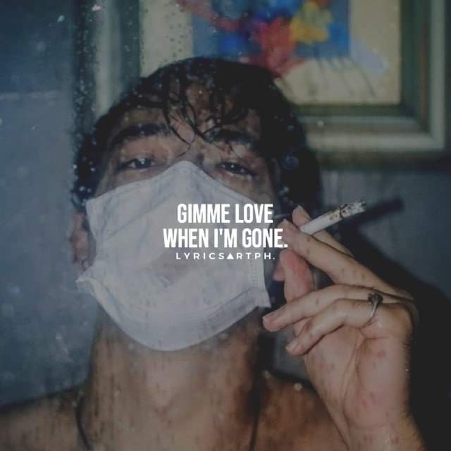 LyricsArtPH's tweet image. Gimme Love // Joji