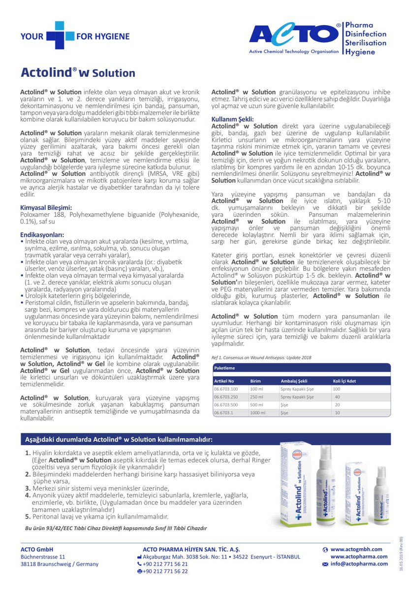 ActoGmbH's tweet photo. ACTOLIND #wund #woud #yara #Wundreinige #Wundgel #Wundlösung https://t.co/Q6nv25xph6