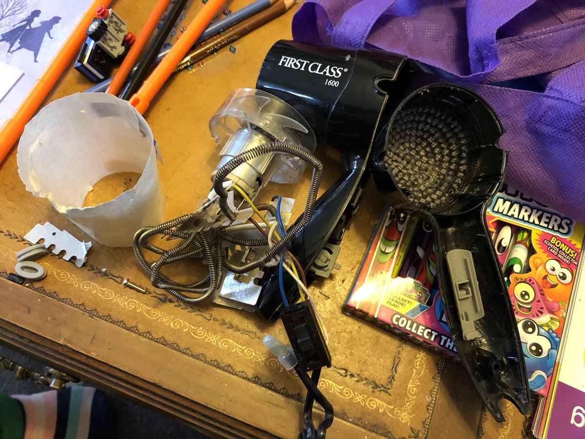 DallasJacobi's tweet photo. Almost got the blow dryer fixed... https://t.co/8W7cLH4OIj