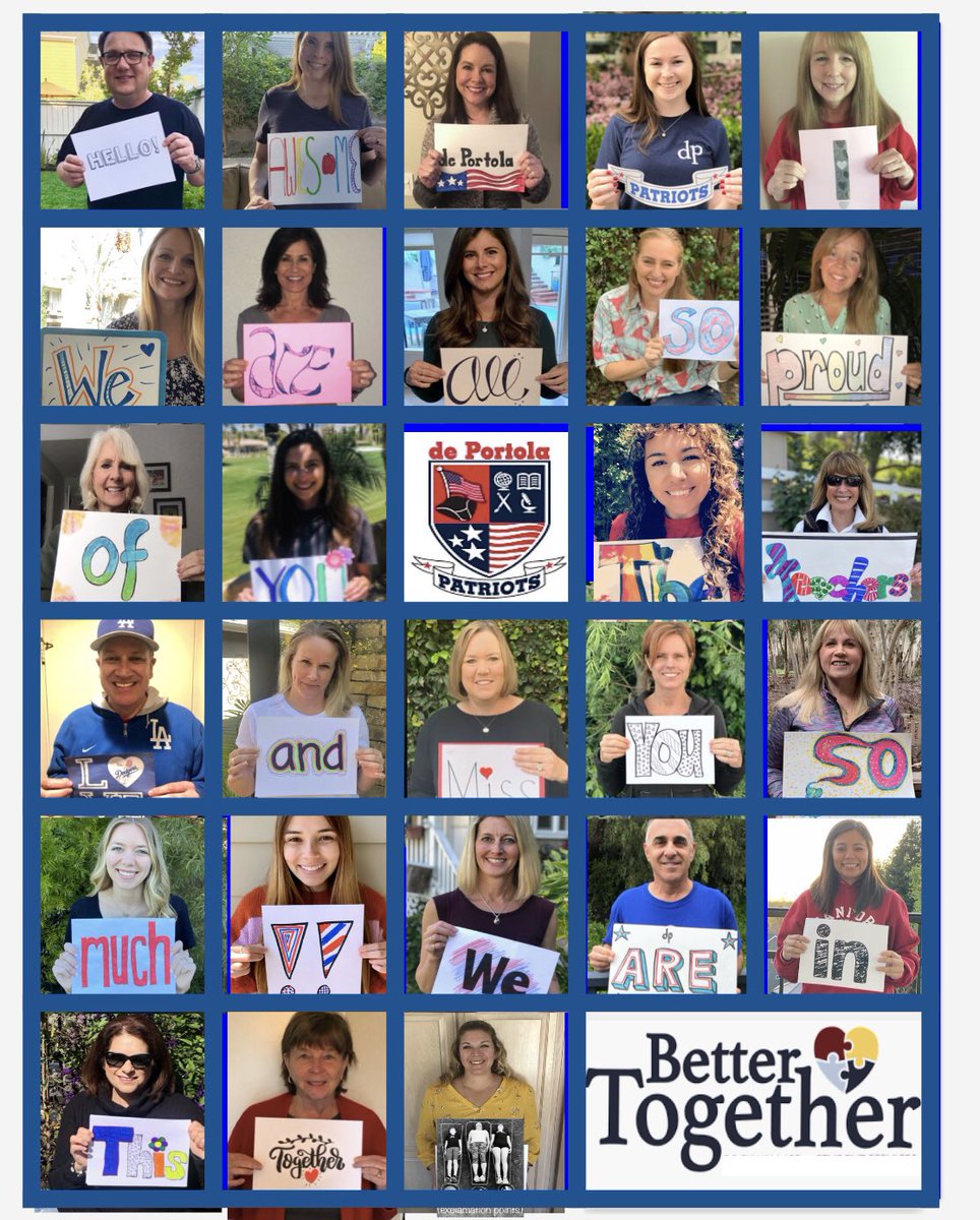 Missing our students big time. ☹️<a href="/DPPatriots/">De Portola Patriots</a> <a href="/SVUSDSchools/">Saddleback Valley USD</a>