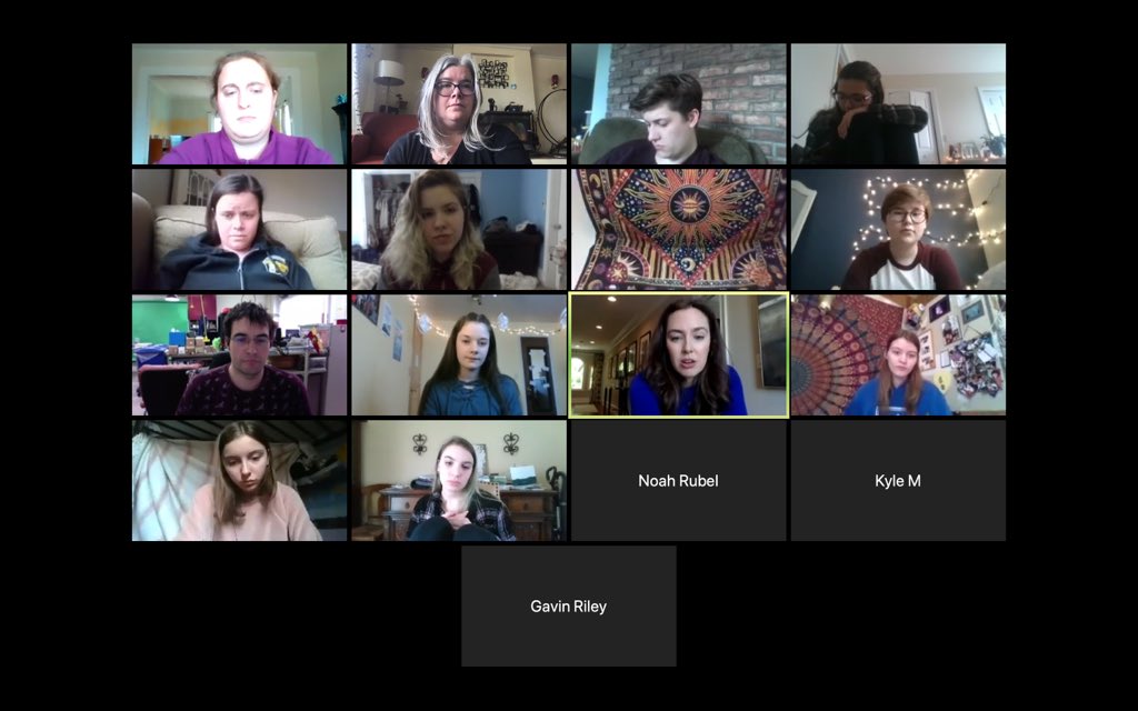 Thank you to Broadway Actress <a href="/lianamariehunt/">Liana Hunt</a> for zooming with Spaulding’s Drama Club today! We appreciate you taking the time to join us and answer our questions 👍🏼