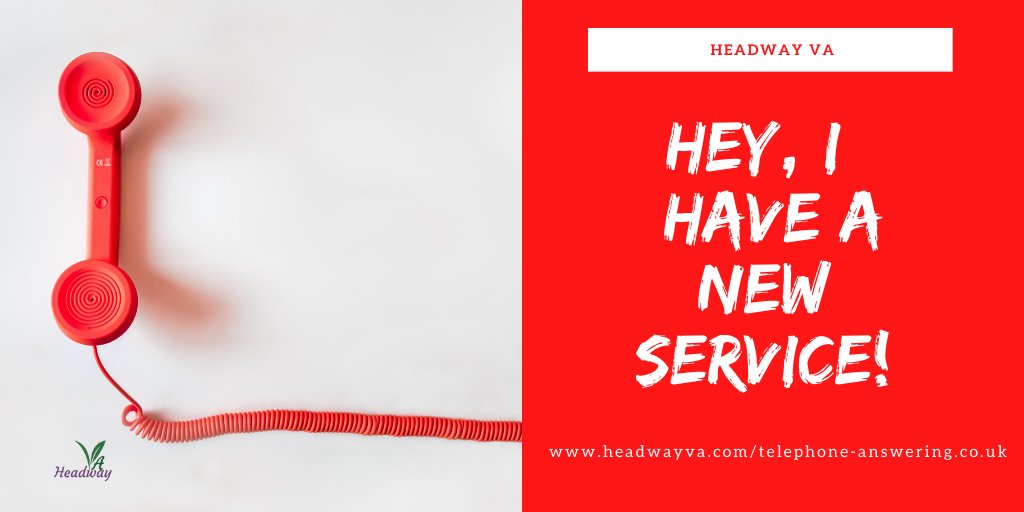 hwvas's tweet photo. Hey, I have a new Service! 📢 

I'm excited to be able to now offer Telephone Answering / Virtual Reception for your business.  https://t.co/aU7OMG5c8T

#CallAnswering #CallHandling #VirtualReceptionist #virtualassistantservices #uksmallbusiness #uksmallbiz  #Entrepreneur https://t.co/zUIOD6ajGo