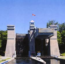 When I was in university, I got a summer job as an interpretive guide at the Peterborough Lift Lock, at one time the world's highest hydraulic lift lock. It's actually quite clever. One day the upper lift opened accidentally and a boat fell out, but that's another story.