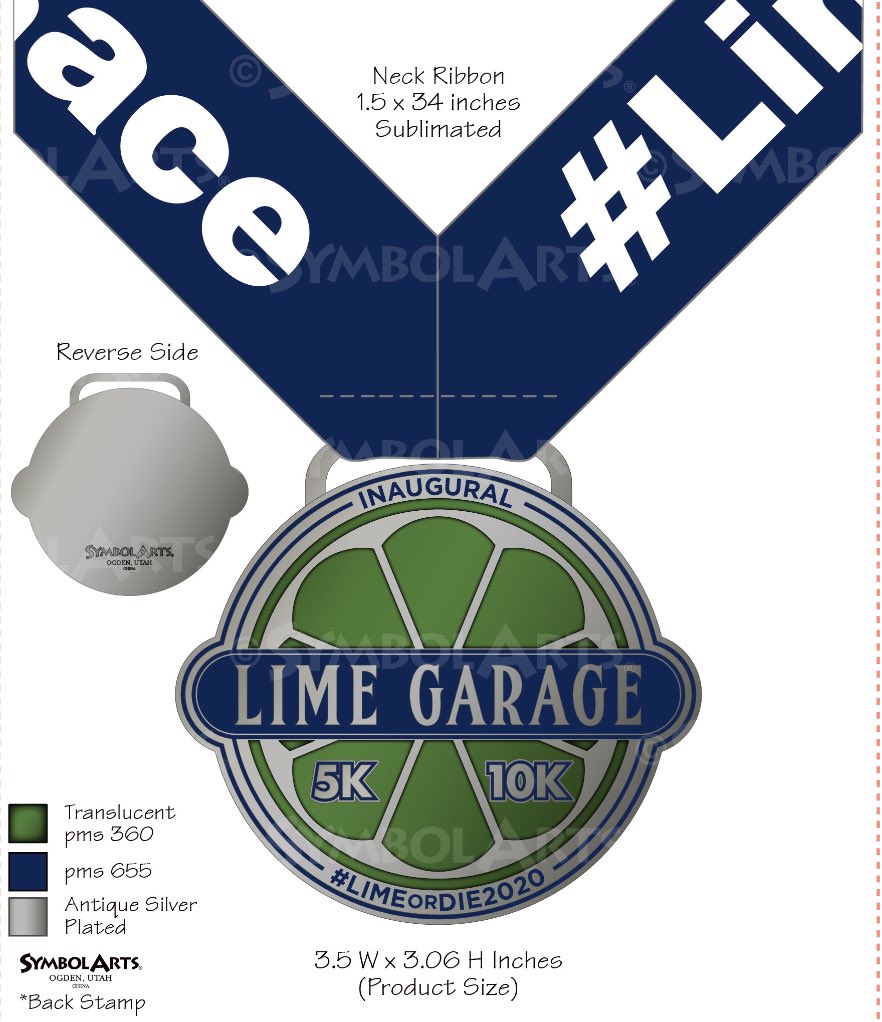 EvolveRunner's tweet photo. PRESENTING THE MEDAL REVEAL FOR THE INAUGURAL EVOLVE RUNNING VIRTUAL RACE - #LimeOrDieRace #LimeOrDie2020 Registration opens on Monday April 20, 2020. Space is extremely limited. Big thanks to @n8creative for the medal design. 🏅 https://t.co/gmLFS8s85t