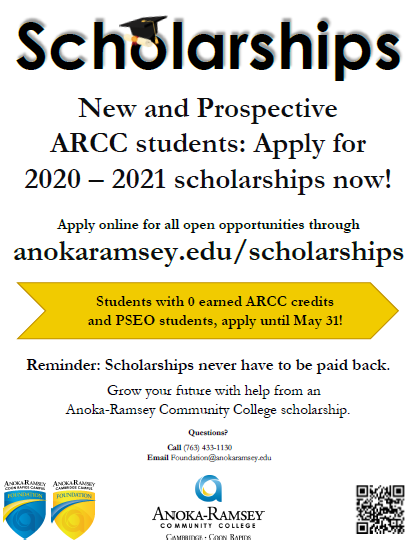 FYI for any seniors attending ARCC next year!