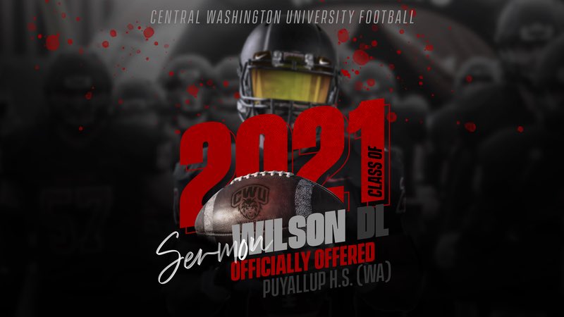 sermon_92_35's tweet photo. After a good talk with @CoachT_CWU I would like to announce that I have received my first offer from Central Washington University!!! @CoachFisk @GaryJeffers10 @NW_Spotlight 
Thank you to all my coaches, family and friends for all the support over the years!! https://t.co/1tZP6k0LkF