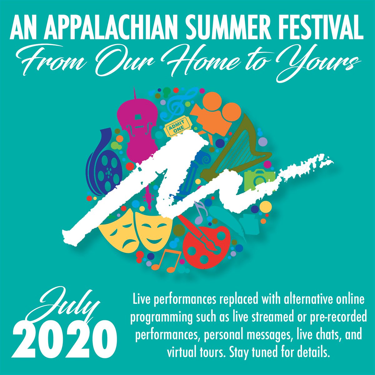 Based on a concern for the health and safety of the university campus, community and audience members due to the impact of COVID-19, An Appalachian Summer Festival has been canceled. Find full statement at appsummer.org