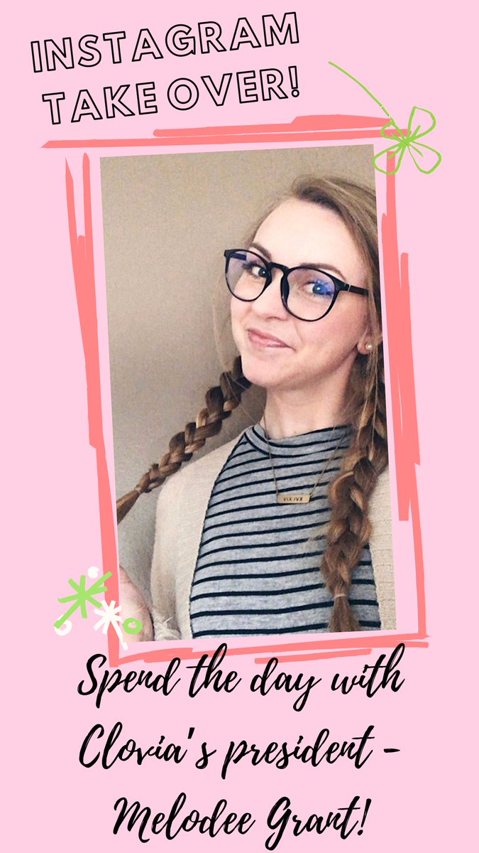 Check out our Instagram stories for a little take over by our chapters president!