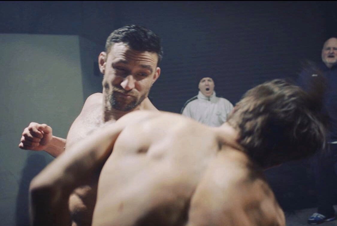 dixiestvpilot's tweet photo. Here are Oliver Shepherd and Renars Latkovskis @RenarsLatz  in full fight mode from Dixies block 1 shoot. #dixiestvpilot #tvdrama #netflix @dixiestvpilot #amazonprime https://t.co/kEn0xu8ak2