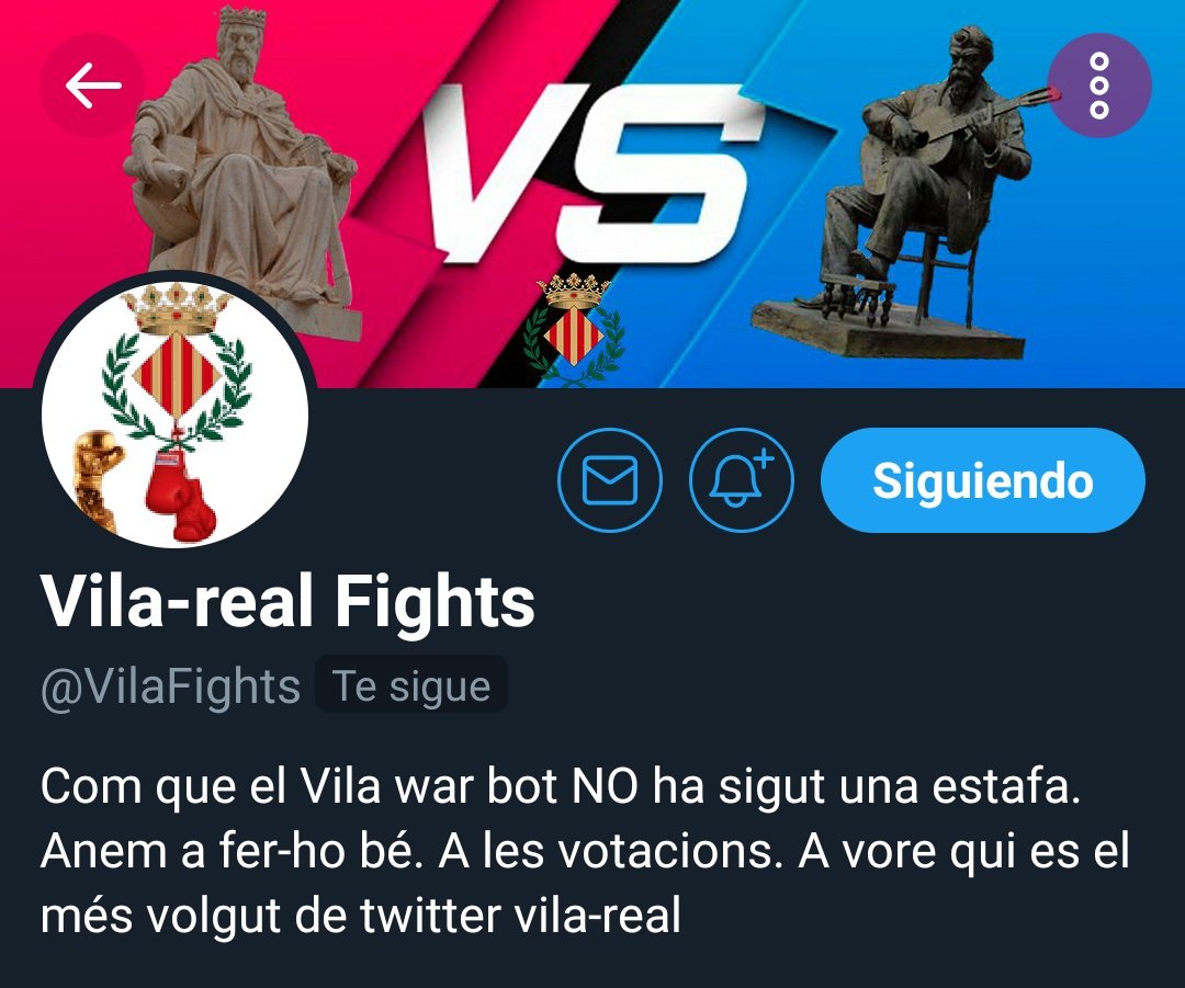 JorgeOrtells8's tweet photo. En la Bio no se olvida el origen @WarBotVila  @VilaFights https://t.co/lV4dHhg51v
