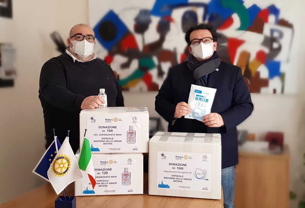 Dal Rotary Club mascherine e gel disinfettanti all’Ospedale di Matera giornalemio.it/cronaca/dal-ro…